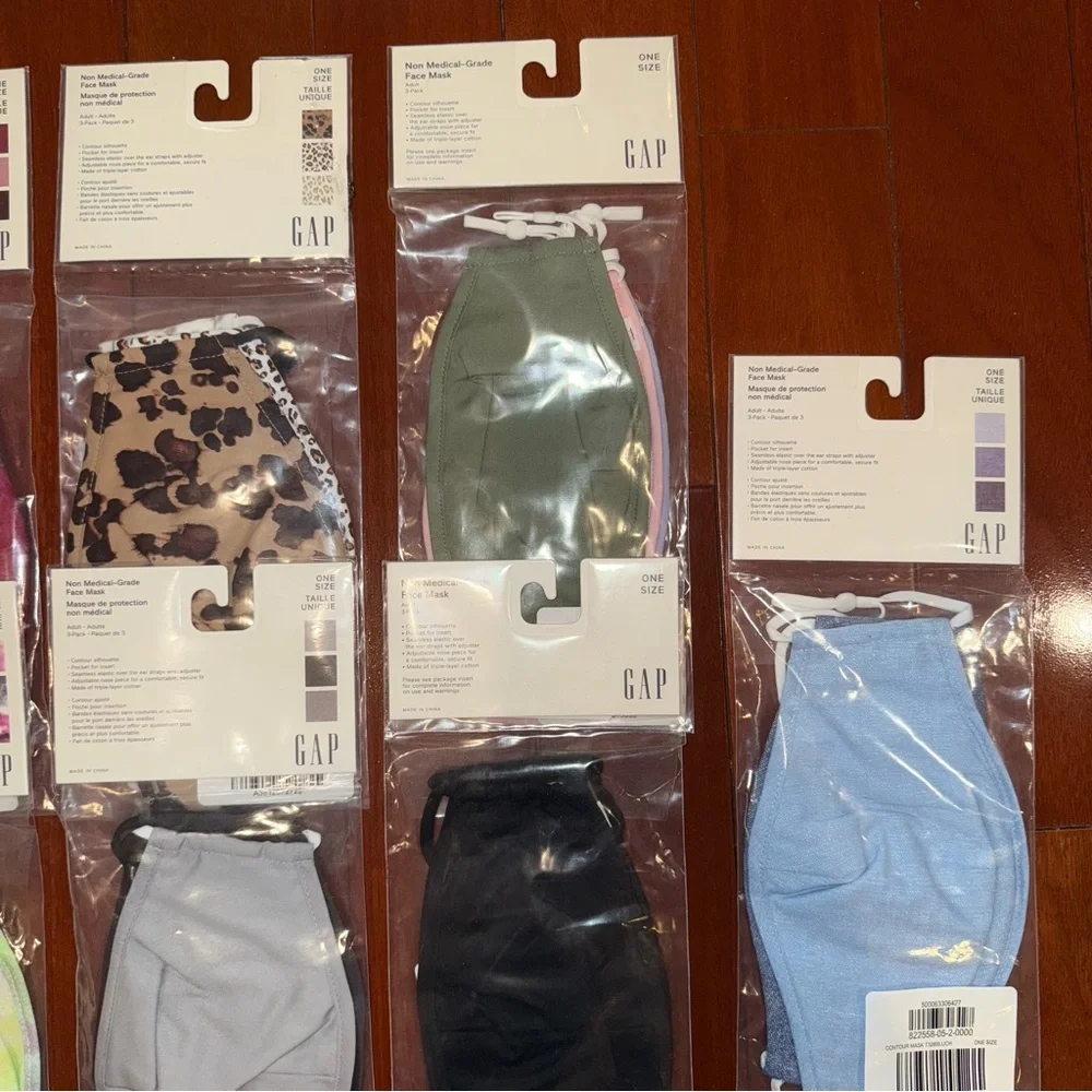 32x GAP 100% Cotton Adult Face Masks